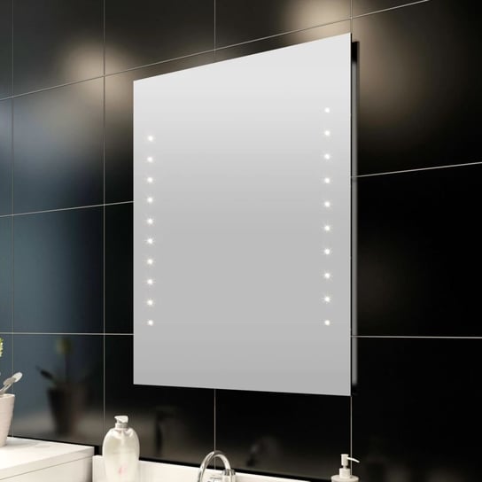 Lustro łazienkowe LED podświetlane MWGROUP, białe, 50x60 cm vidaXL
