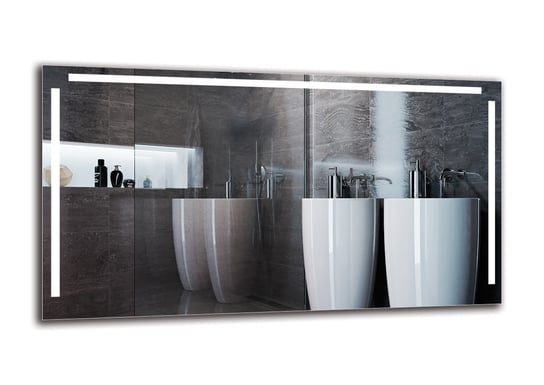 Lustro łazienkowe z podświetleniem LED ARTTOR - ciepła barwa LED 3000K, M1CP-40-180x100, 180x100 cm ARTTOR
