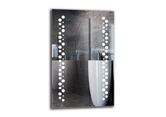 Lustro łazienkowe z podświetleniem LED ARTTOR - ciepła barwa LED 3000K, M1CP-45-50x80, 50x80 cm ARTTOR