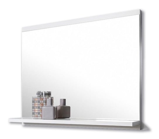 Lustro łazienkowe z półką, DOMTECH, białe, 50x60x12 cm DOMTECH