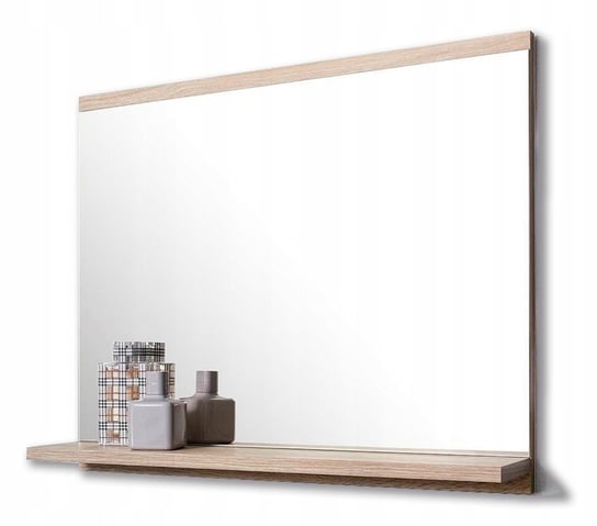 Lustro łazienkowe z półką, DOMTECH, dąb sonoma, 50x60x12 cm DOMTECH
