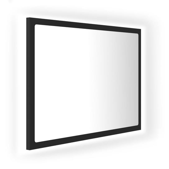 Lustro LED 60x8.5x37cm, szare, drewnopochodne / AAALOE Zakito