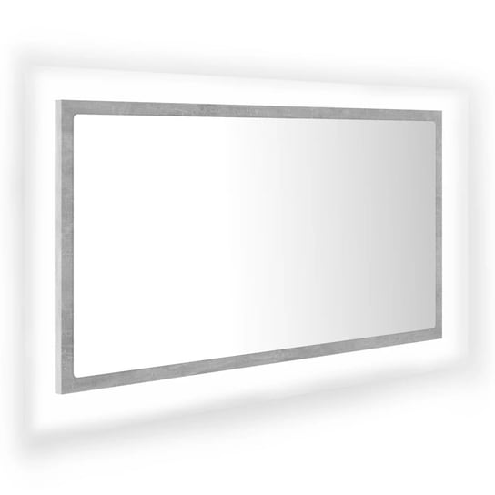 Lustro LED 80x8,5x37 cm szarość betonu Zakito Europe