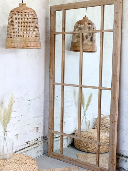 Lustro okno drewniane 200 cm MIA home