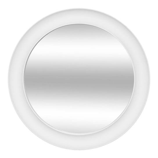Lustro okrągłe SOLAL, biała rama, Ø 58 cm Atmosphera