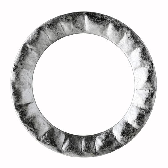 LUSTRO okrągłe, srebrne, metalowa rama Inny producent