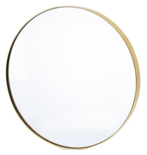 Lustro okrągłe złote dekoracyjne 50,5x50,5x4,5 cm Pigmejka