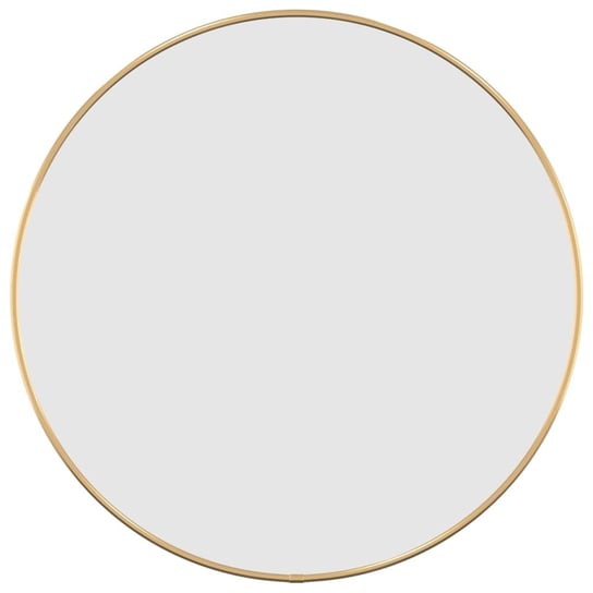 Lustro ścienne minimalistyczne, złote, szkło PVC,  / AAALOE Inna marka