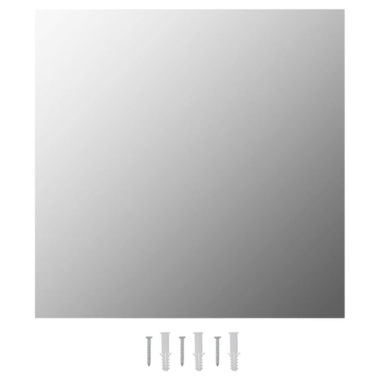 Lustro ścienne VIDAXL, białe, 60x60 cm vidaXL