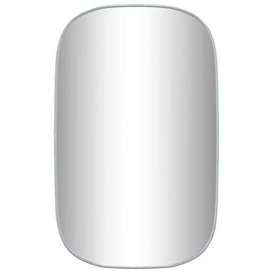 Lustro ściennie minimalistyczne 80x50cm, srebrne / AAALOE Inna marka
