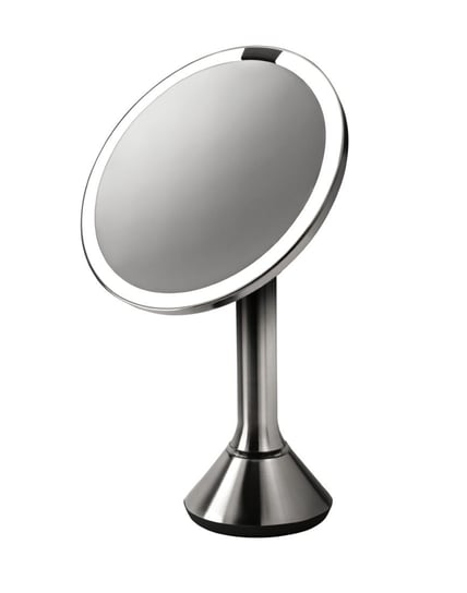 Lustro sensorowe bezprzewodowe SIMPLEHUMAN, 20,3x20,3 cm, srebrne Simplehuman