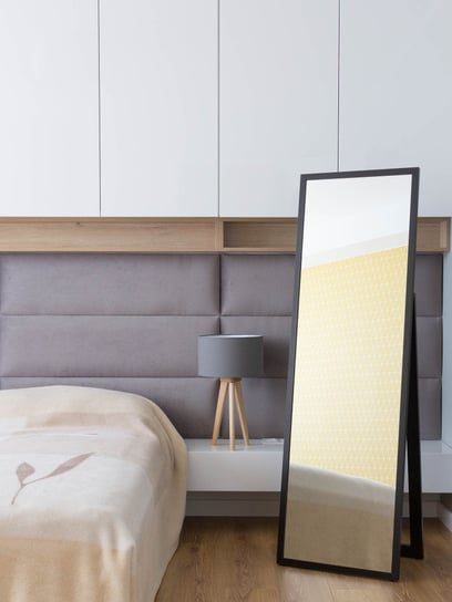 Lustro stojące PROFILMAT 160x50 cm wąska rama CZARNE PREMIUM Profilmat