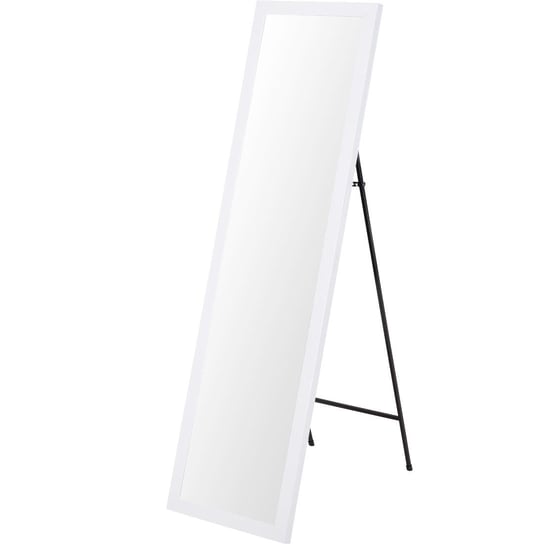 Lustro stojące prostokątne 126 cm, białe Home Styling Collection