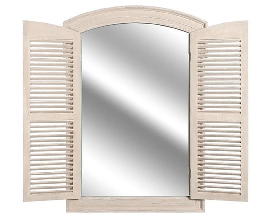Lustro z okiennicami Bel, kremowe, 103x5,5x150 cm Belldeco