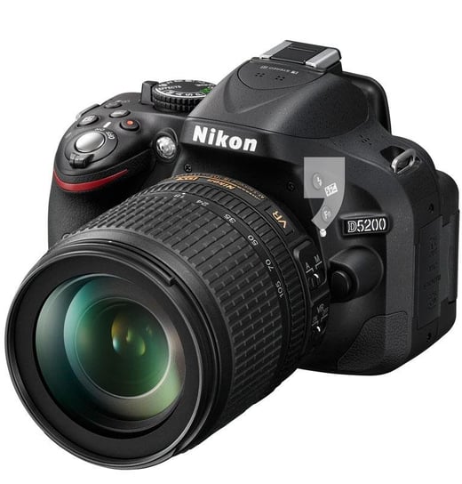Lustrzanka NIKON D5200 kit + obiektyw 18-105VR Nikon