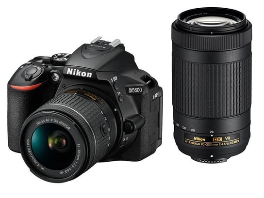 Lustrzanka NIKON D5600 + 18-55 AF-P VR + 70-300 VR Nikon