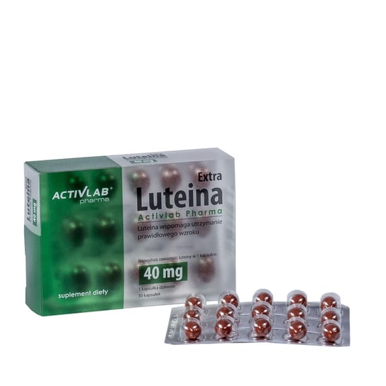 Luteina Extra Activlab Pharma, suplement diety, 30 kapsułek Activlab