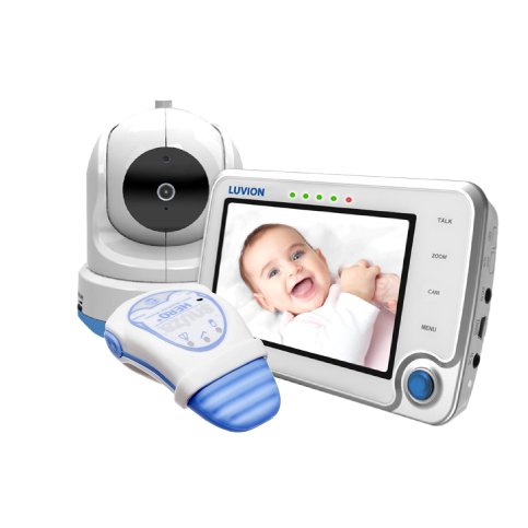 Luvion Premium Babyproducts, Elektroniczna niania Luvion Supreme Connect z monitorem oddechu Snuza Hero Md, 4,3" Luvion Premium Babyproducts
