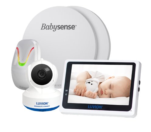 Luvion Premium Babyproducts, Grand Elite ELITE 3 Connect, Elektroniczna niania z kamerką i monitorem oddechu BabySense