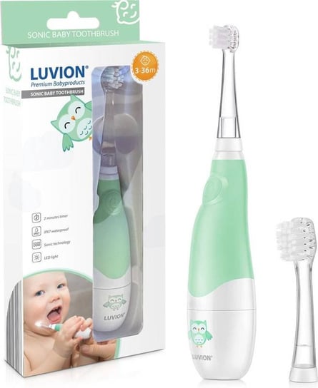 Luvion SONIC BABY - Soniczna szczoteczka dla niemowląt od 3-48 miesiąca życia Luvion Premium Babyproducts