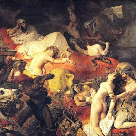 Luwr #7 – Eugene Delacroix, Śmierć Sardanapala, sala 700 - Przed obrazem - podcast Żelazińska Joanna