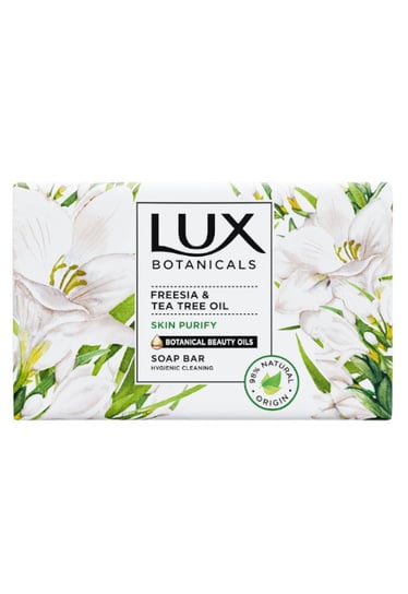 Lux Botanicals Mydło w kostce Freesia & Tea Tree Oil 90g Lux Botanicals