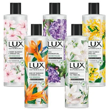 Lux Botanicals, Żel pod prysznic, Big Mix, 5x500ml Lux Botanicals