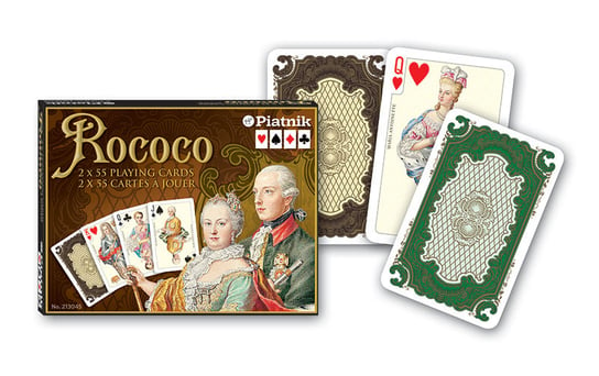 Lux Rococo, karty, Piatnik, 2 talie Piatnik