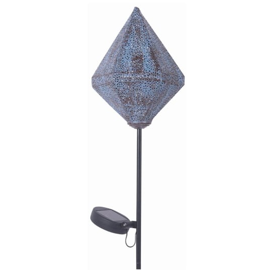 Luxform Ogrodowa lampa solarna Oriental Myra LED na słupku, niebieska Luxform