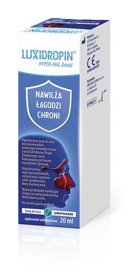 Luxidropin, Hyper-Hial Zatoki, Spray do nosa, 20 ml Luxidropin