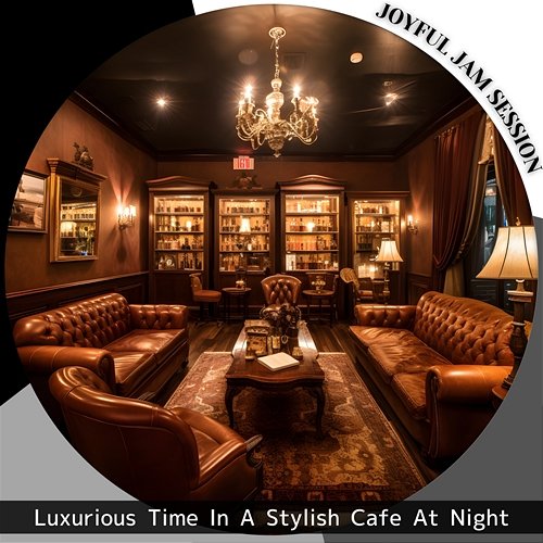 Luxurious Time in a Stylish Cafe at Night Joyful Jam Session