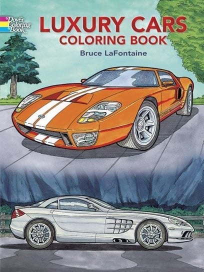 Luxury Cars Coloring Book Bruce Lafontaine