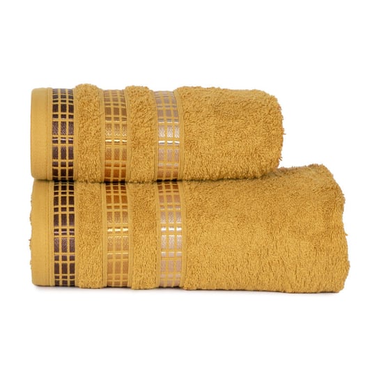 LUXURY Ręcznik, 70x140cm, kolor złoty miodowy LUXURY Markizeta