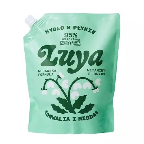 Luya, Mydło do rąk w płynie Konwalia i Migdał Refill, 800 ml Luya