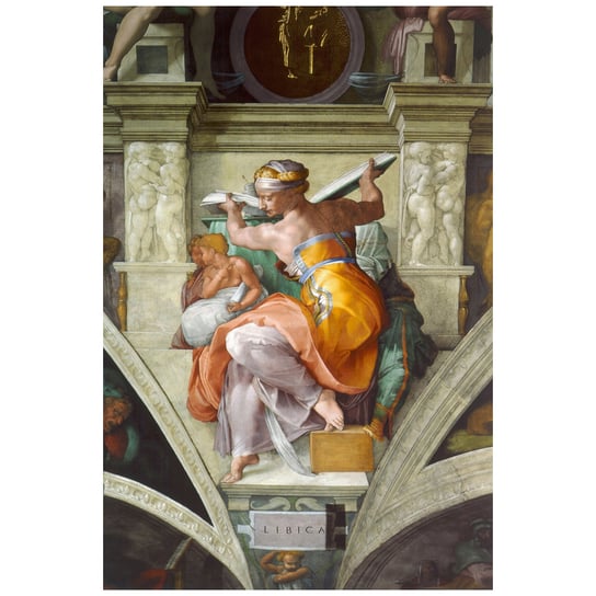 Lybian Sibyl - Michelangelo Buonarroti 60x90 Legendarte