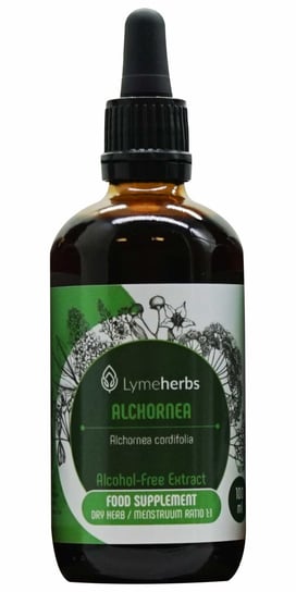 Lymeherbs, Alchornea ekstrakt bezalkoholowy 1:1, Suplement diety, 100ml Lymeherbs