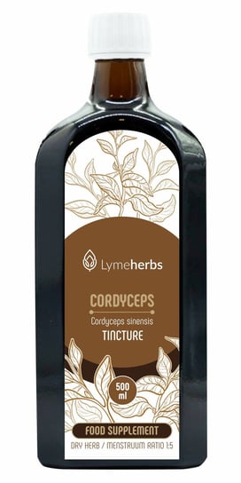 Lymeherbs, Cordyceps nalewka 1:5, Suplement diety, 500ml Lymeherbs