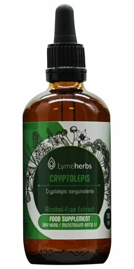 Lymeherbs, Cryptolepis ekstrakt bezalkoholowy 1:1, Suplement diety, 100ml Lymeherbs