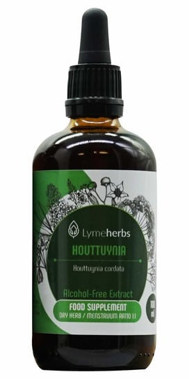 Lymeherbs, Houttuynia ekstrakt bezalkoholowy 1:1, Suplement diety, 100ml Lymeherbs