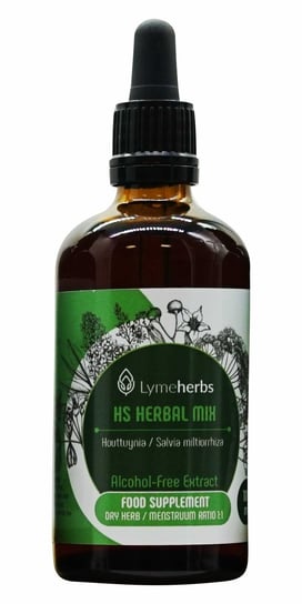 Lymeherbs, HS Herbal Mix ekstrakt bezalkoholowy 1:1, Suplement diety, 100ml Lymeherbs