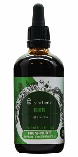 Lymeherbs, Isatis ekstrakt bezalkoholowy 1:1, Suplement diety, 100ml Lymeherbs