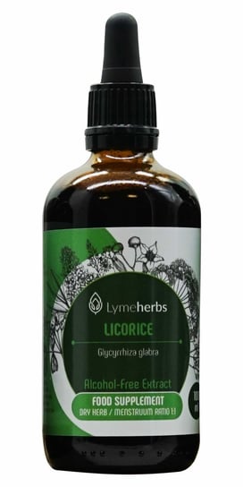 Lymeherbs, Lukrecja ekstrakt bezalkoholowy 1:1, Suplement diety, 100ml Lymeherbs