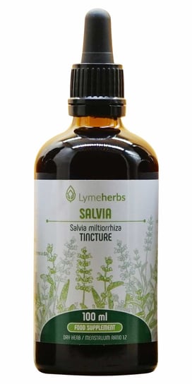 Lymeherbs, Salvia Nalewka 1:2, Suplement diety, 100ml Lymeherbs