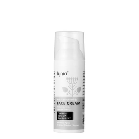 Lynia, Multi Brightening Face Cream Rozjaśnianie i Depigmentacja, 50 ml Lynia