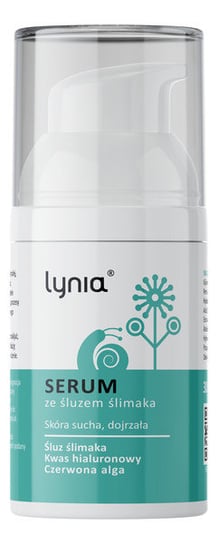 Lynia, serum nawilżające ze śluzem ślimaka, 30 ml Lynia
