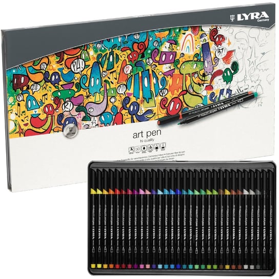 Lyra Pisaki Markery Artystyczne Art Pen 30 Kolorów Lyra