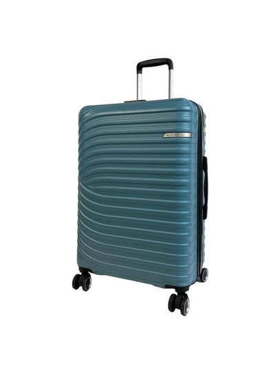 LYS Paris Hawana Średnia twarda niebieska walizka na kółkach 66 cm Inna marka
