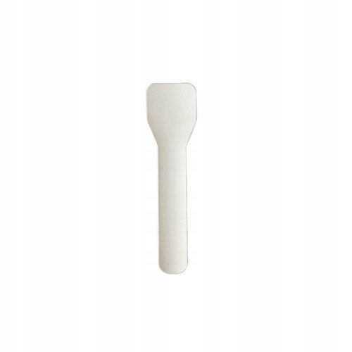 Łyżeczki do lodów z papieru białe 9,5 cm 100 szt. SlowPack