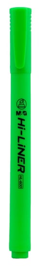 M&g, Hi-liner Soft Touch, Zakreślacz, Zielony, 12 Szt. MG