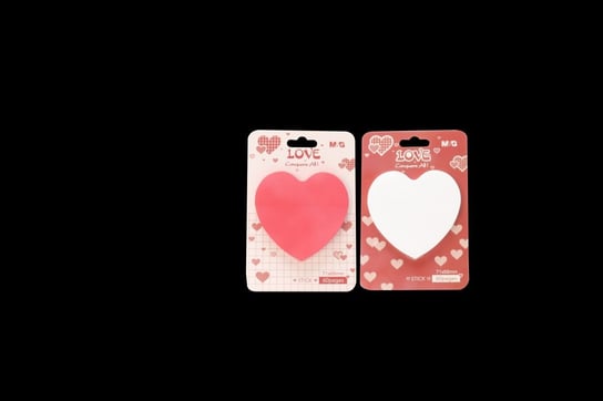 M&G, Karteczki samoprzylepne Love, 7.1 x 6.8 cm, 60 arkuszy MG